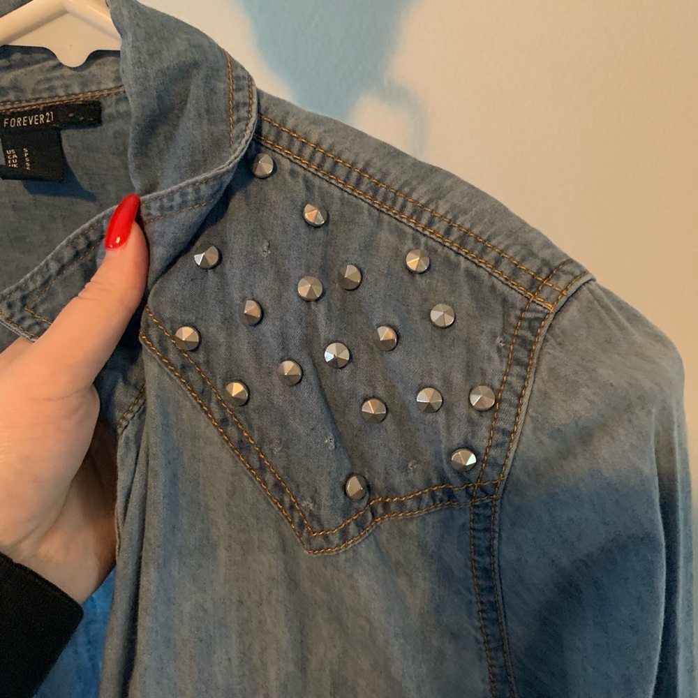 Denim button down - Picture 2 of 3